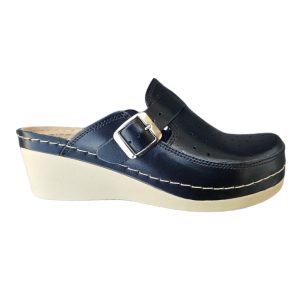 Anatomska kožna klompa fratelli babb D-310 new black