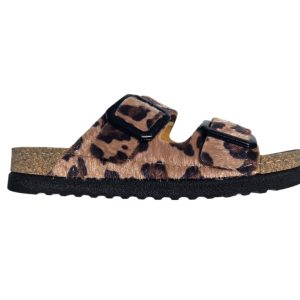 Fratelli babb kožna anatomska natikača D-5000 leopard